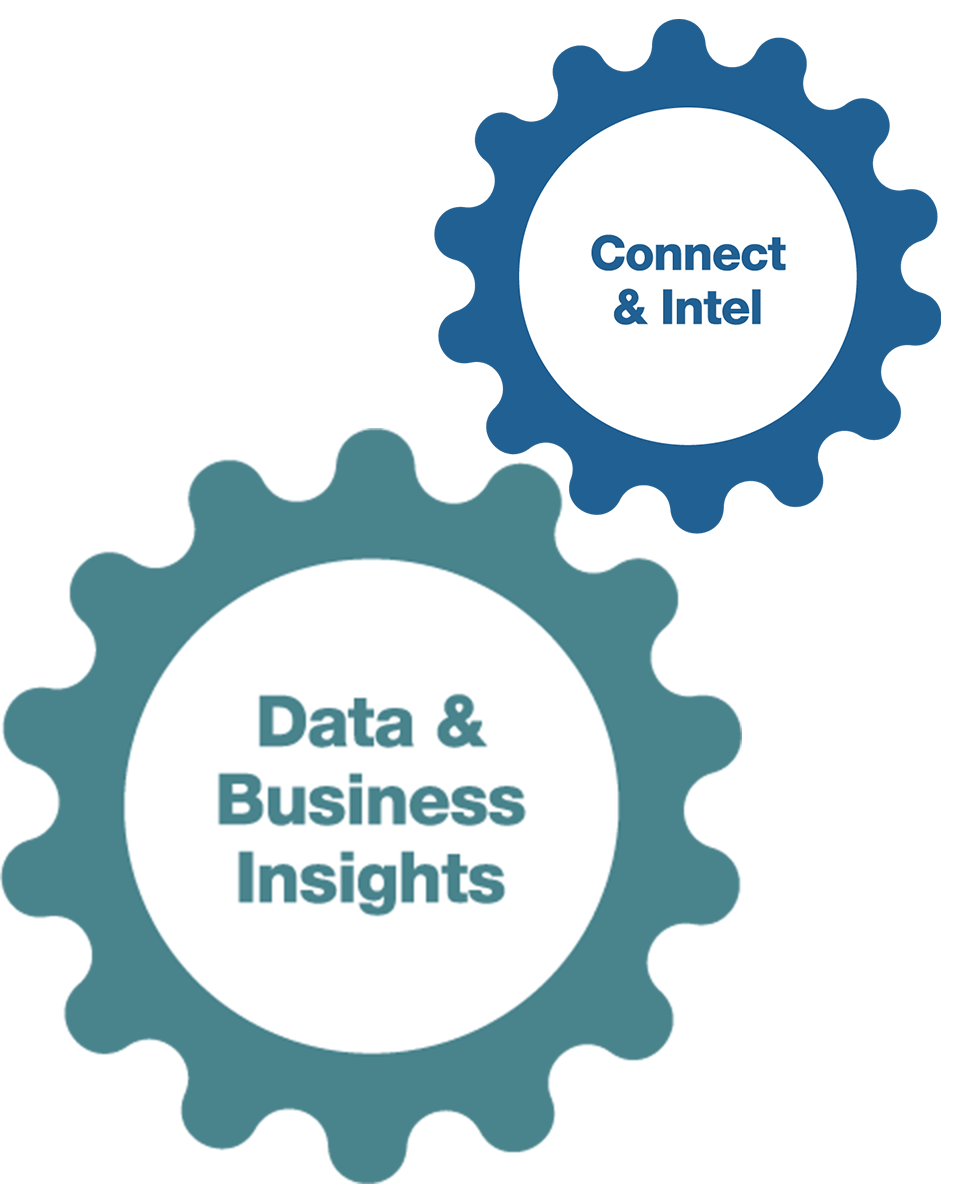 Connect & IntelTracker/Data & Business Insights Gears